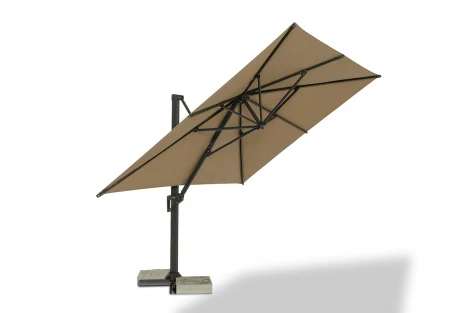 "Римини" зонт уличный 3х4м на боковой алюминиевой опоре, тент бежевый 4SIS TA010-Super-3х4m beige