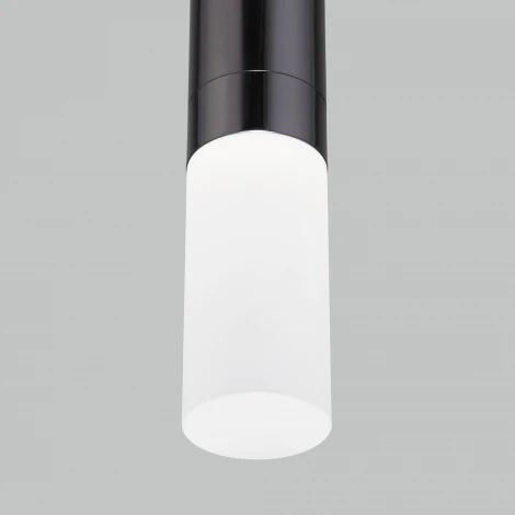 Подвесной светильник Eurosvet Axel 50210/1 LED черный жемчуг (220V, управление смартфоном, на проводе, круглые)