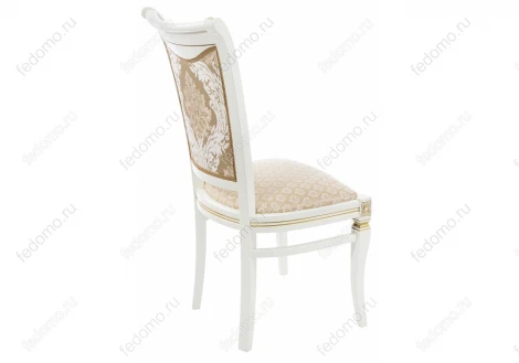 Стул Woodville Mariano молочный с патиной 438326