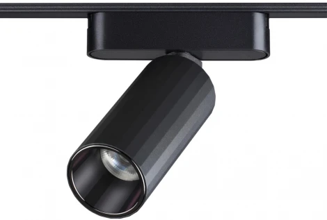 Трековый светильник Novotech Smal 359258 SHINO черный для низковольтного шинопровода IP20 LED 12W 48V 1020Лм 3000К (круглые)