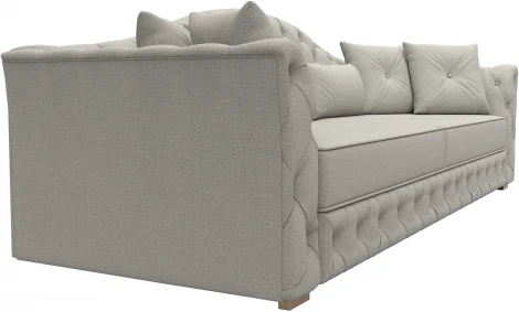 Диван прямой Артис (Бежевый/Рогожка) Лига Диванов арт.122568