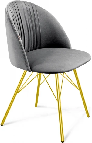 Стул SHT-ST35-1/S37 угольно-серый/золото Sheffilton 9890148505