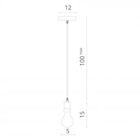 Подвесной светильник Divinare Delta 2005/01 SP-1 (220V, на проводе)
