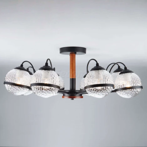Потолочная люстра Eurosvet Livia 70081/8 черный