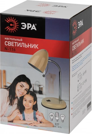 Офисная настольная лампа ЭРА N-116-Е27-40W-BG