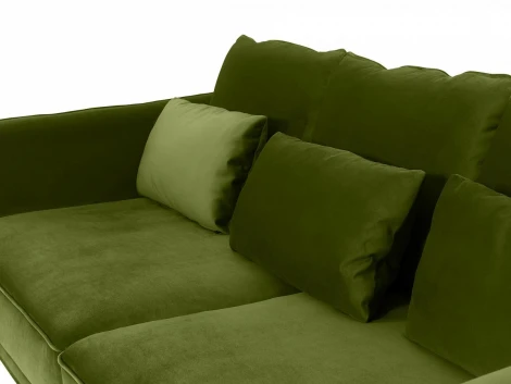Диван Amsterdam трёхместный ОГОГО 342352 (зеленый)