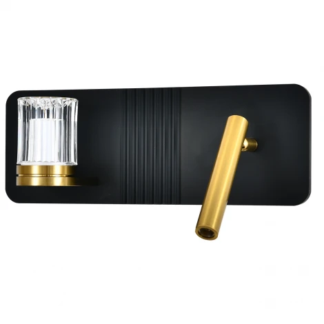 Настенный светильник светодиодный (14032/2W Black) Indigo Rilievo V000202L (220V)