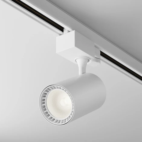 Трековый светильник Vuoro Trinity 4000K 10Вт 60° LED (трехфазный) Maytoni Technical TR029-3-10W4K-W-W (220V, круглые)