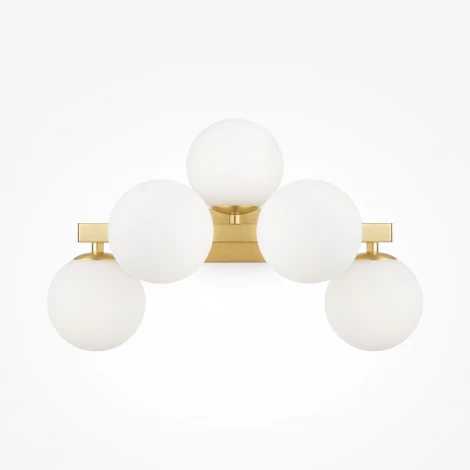 Бра Maytoni Dallas MOD547WL-05BS (220V, шарики, молекулы)