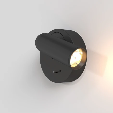 Настенный светильник (бра для чтения) Mirax 3000К 3Вт IP 20 LED Maytoni Technical C038WL-L3B3K (220V, выключатель)