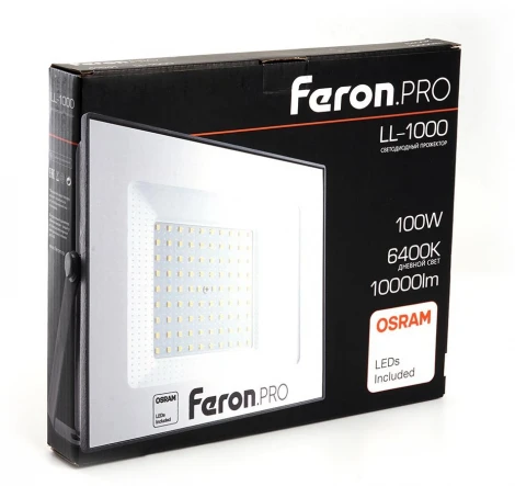 Прожектор уличный Feron LL-1000 41541 (LED, 220V, IP65)