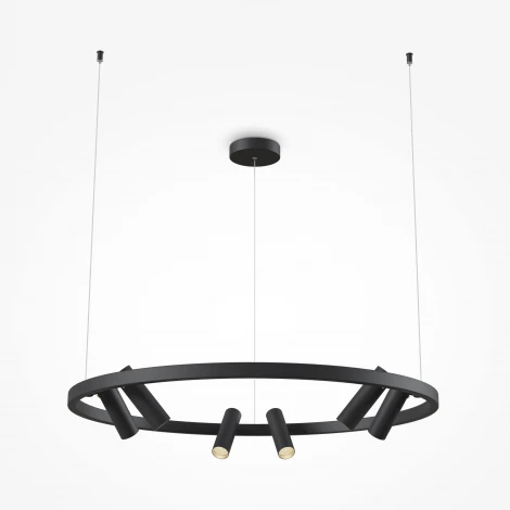 Подвесной светодиодный светильник Maytoni Satellite MOD102PL-L42BK (220V, на тросе)