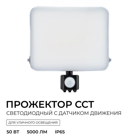 Прожектор уличный светодиодный с датчиком движения Apeyron 05-55