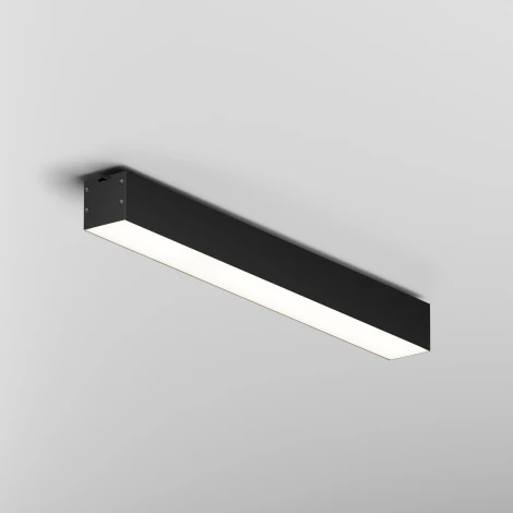 Потолочный линейный светильник светодиодные Maytoni Technical LL311026 4000K 50x50 черный 500 мм