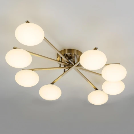 Потолочная люстра RGB на штанге Citilux Atman Smart CL226A181 (LED, 220V, голосовое управление, пульт управления, управление смартфоном, умный дом - Алиса, Маруся, Салют)