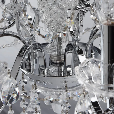 Подвесная люстра MW-Light Каролина 367013408 (220V, на цепи, подсвечник, свеча)