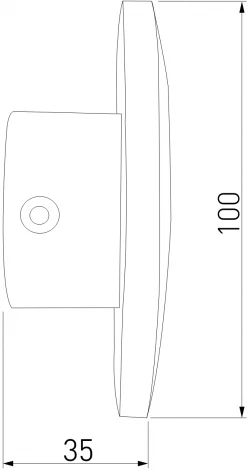 Настенный светильник золото Elektrostandard Mini Disc MRL LED 1126 (220V, круглые)
