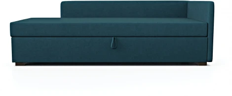 Диван-кровать Arsko Велес Угол правый велюр голубой