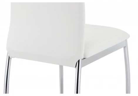 Обеденный стул на металлокаркасе Woodville Okus white 11192