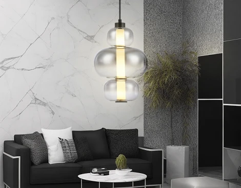 Подвесной светодиодный светильник Ambrella High Light LH11057 (220V, на проводе, круглые)