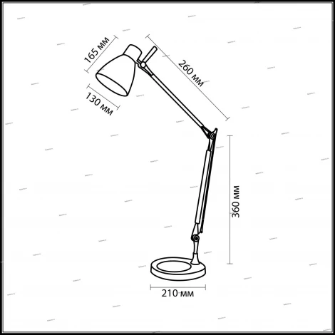 Интерьерная настольная лампа Odeon Light Fartu 2336/1T