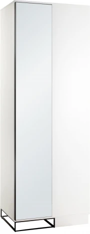 Шкаф угловой универсальный City белый с зеркалом R-Home арт.4010551021h