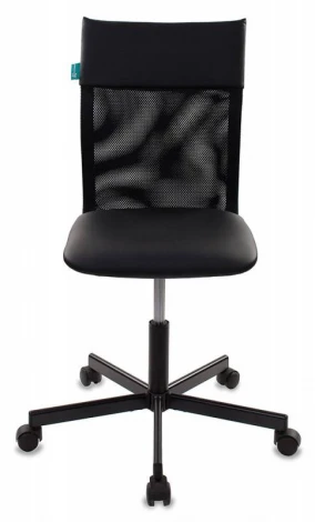 Кресло Бюрократ CH-1399 черный Leather Black эко.кожа/сетка крестовина металл