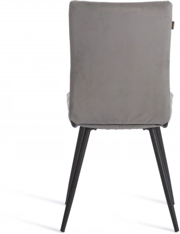 Стул обеденный Monte Carlo (Флок /Серый,Черный) Tetchair арт.24610