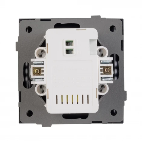 Механизм USB розетки SCT-TENDO-MUAC-SFPL-BK (5V, 3A, QC3) (Arlight, Матовый черный) 054536