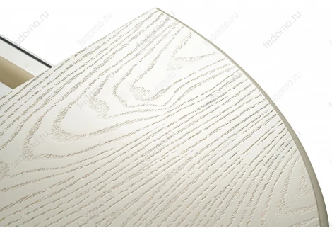 Деревянный стол Woodville Павия крем с золотой патиной 450817