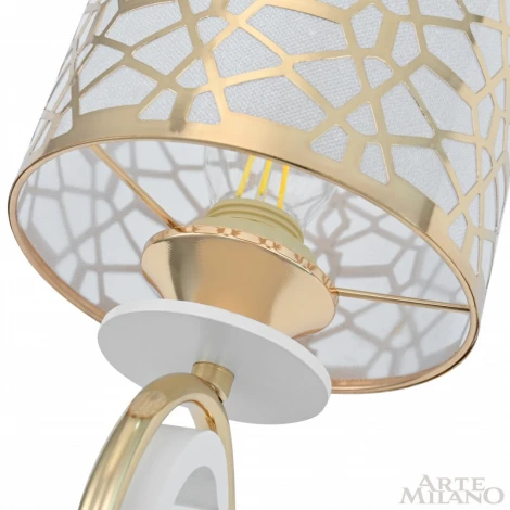 Бра Arte Milano Florentia-1237 301237/1W Wh/Gd (220V)