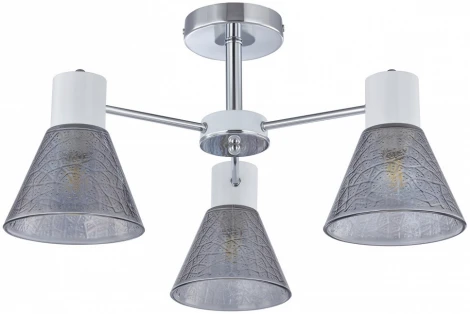 Потолочная люстра на штанге Arte Milano Napoli 322408/3 CR+WH (220V)