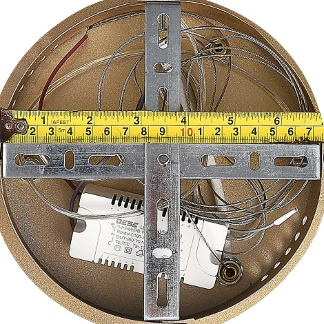 Подвесной светильник светодиодный с голосовым управлением пультом и управлением со смартфона регулировкой цветовой температуры и яркости ночным режимом и таймером LED LAMPS 81286