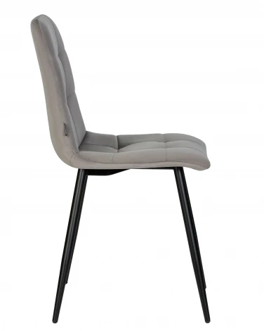 Стул обеденный CHILLY (Темно-серый Holland 18, основание черное)