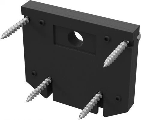 Торцевая заглушка для демпферного шинопровода, черная Maytoni Accessories for tracks Exility TRA034D-EC-422B