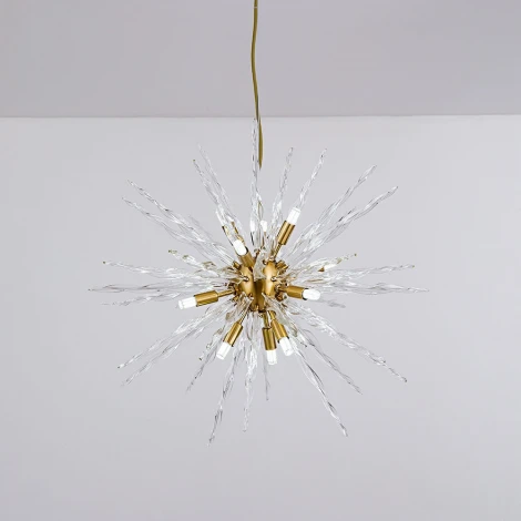 Подвесная люстра Arte Lamp Bella A1066SP-12PB (220V, на тросе, шар)