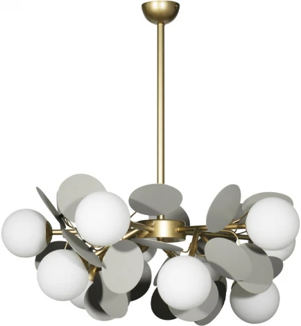 Потолочная люстра на штанге Loft It Matisse 10008/10 Grey (220V, цветы, шарики)