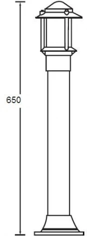 Наземный фонарь Oasis Light BRISBANE 67220-650 Bl (IP44)