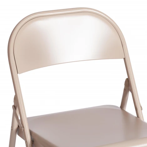 Стул складной Folder/Фолдер (мод. 3023(II))/2 шт. в упаковке металлический, 46,5х48х75, 7-бежевый (Комплект из 2 шт.) Tetchair 21549