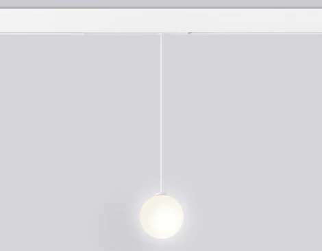 Трековый светильник магнитный светодиодный диммируемый Ambrella TRACK SYSTEM GL1441 (регулировка яркости, 220V, пульт управления, управление смартфоном, умный дом - LampSmart, шар)