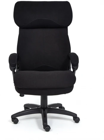 Кресло DUKE флок/ткань, черный/черный , 35/TW-11 Tetchair 14040