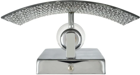 Настенный светильник Lumion Dandy 6594/1W хром/тонированное стекло, металл/стекло E14 1*40W 220V