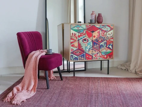 Композиция Boho Color 4 ОГОГО (арт.599578), (ЛДСП/Дуб Корбридж)