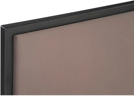 Двуспальная кровать Woodville Эгерт 160х200 черный / dark brown 552924