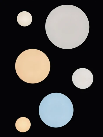 Потолочный светильник круглый Italline IT011-5023 black (LED, 220V, круглые, IP40)