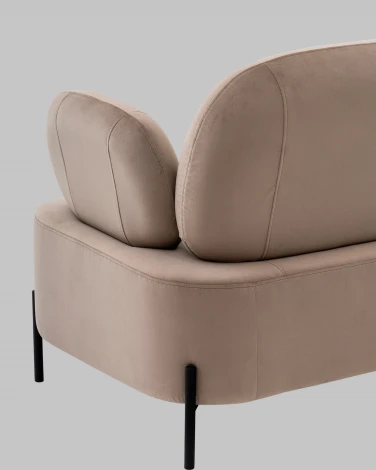 Диван Stool Group Кэнди велюр светло-серый арт.УТ000040180