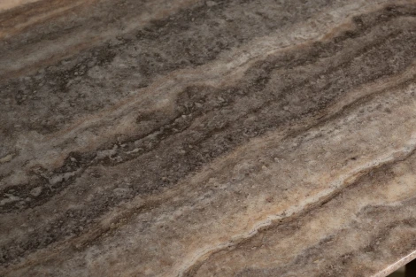 Кухонный стол Garda Decor 33FS-21103STOL/OB (Золото/Темное дерево)