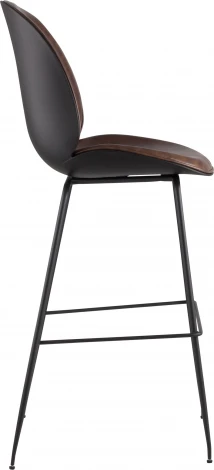 Стул барный Beetle PU со спинкой коричневый 2 шт Stool Group (арт.УТ000038311)