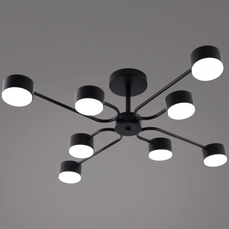 Потолочная люстра на штанге Reluce 03708-0.3-08 BK GX53