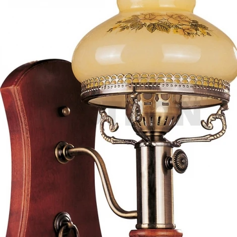 Бра N-Light 836 836-01-01 красное дерево+бронза